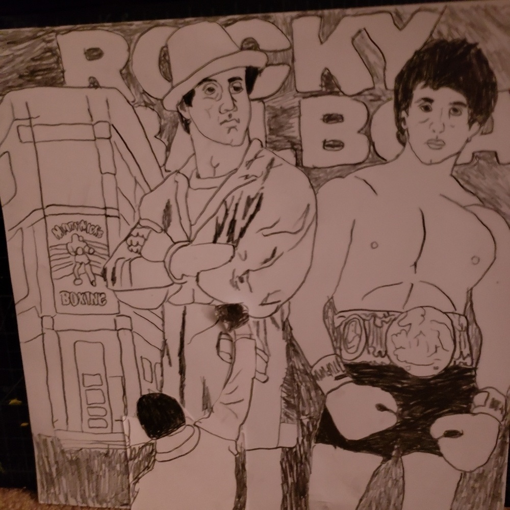 Rocky balboa artwork